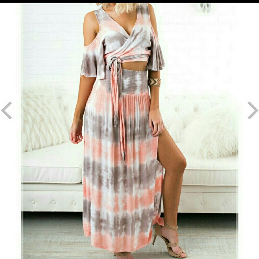 Wrap top and skirt